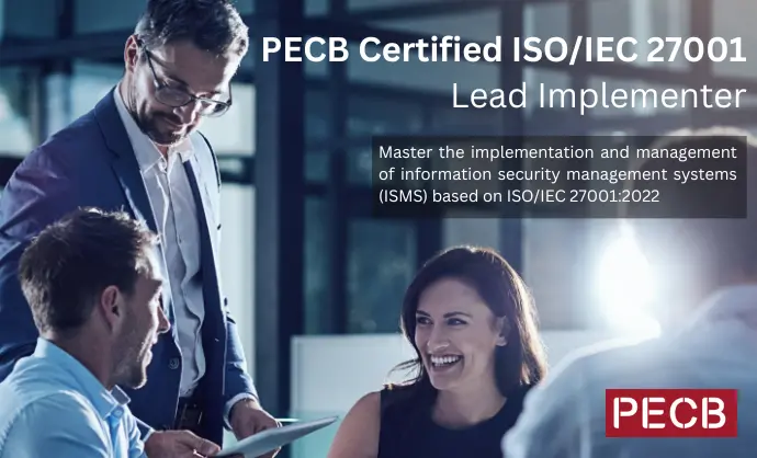 PECB Certifié ISO/IEC 27001:2022 Lead implementer (FR)